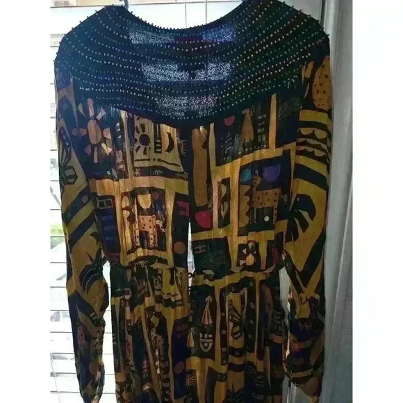 TROPICAL ICONS MIDI DRESS - Picture 3 of 5